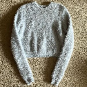 Blue Fuzzy Sweater
